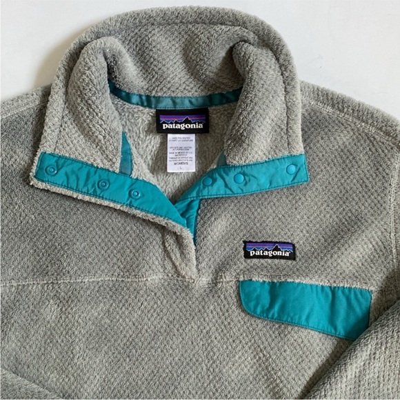 Patagonia Re-Tool Snap-T Pullover Top Sweatshirt size Large - Picture 8 of 13